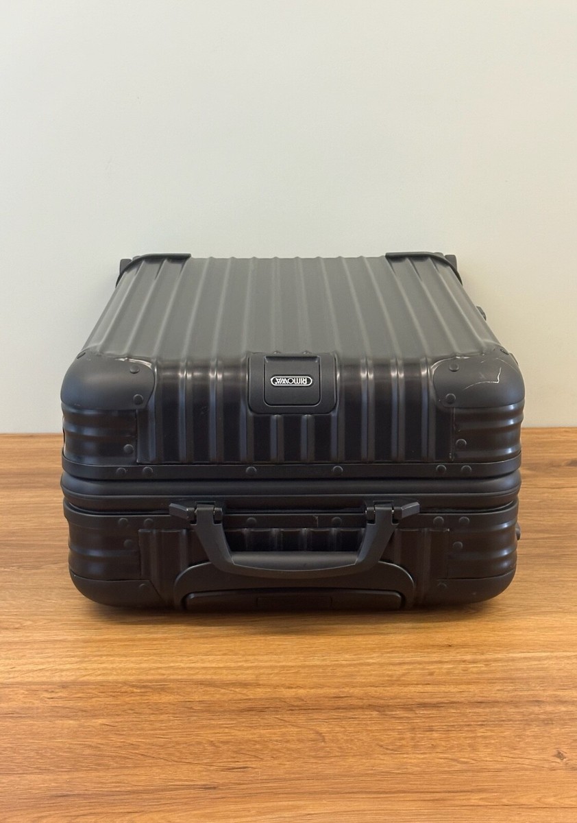 Rimowa Topas Stealth Cabin Trolley (pre LVMH) 34L - Made in