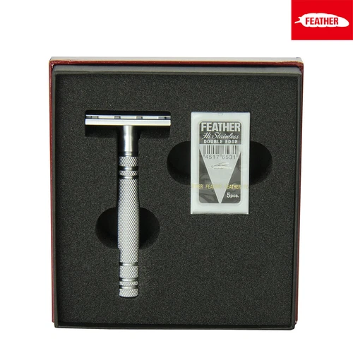 Feather AS-D2 Razor Set + 5 Blade Blades Razor Blades Japan Best