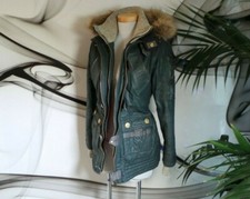 Warm Superdry Alpine Duffle Heavy Warm Winter Waxed Wax Parka Coat Jacket Size M