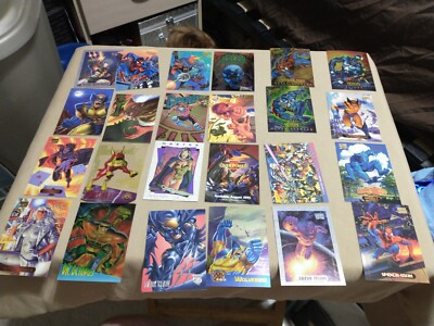 Large Marvel Card Lot - *Most Cards in Good Condition* *Some Rough Condition*