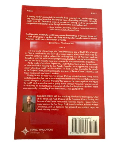 COURAGE TO HEAL By Paul Bernstein **BRAND NEW** SIGNED - Picture 4 of 4