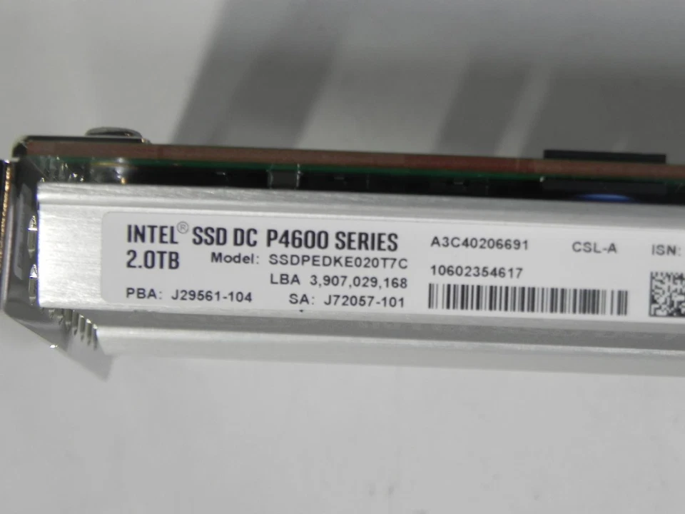 Intel 2TB PCIe SSD DC P4600 Series SSDPEDKE020T7C HHHL 99% Health - Image 3 of 4