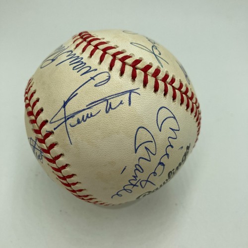 Mickey Mantle Willie Mays Aaron 500 Home Run Signed Baseball PSA DNA Auto Mint 9 - Picture 2 of 10