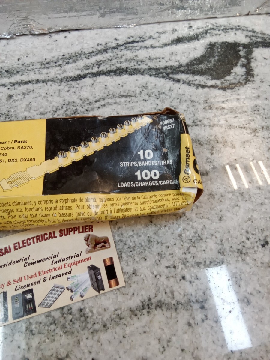 200 Level-4 Yellow Strip Loads for Ramset SA270, Cobra+ Viper