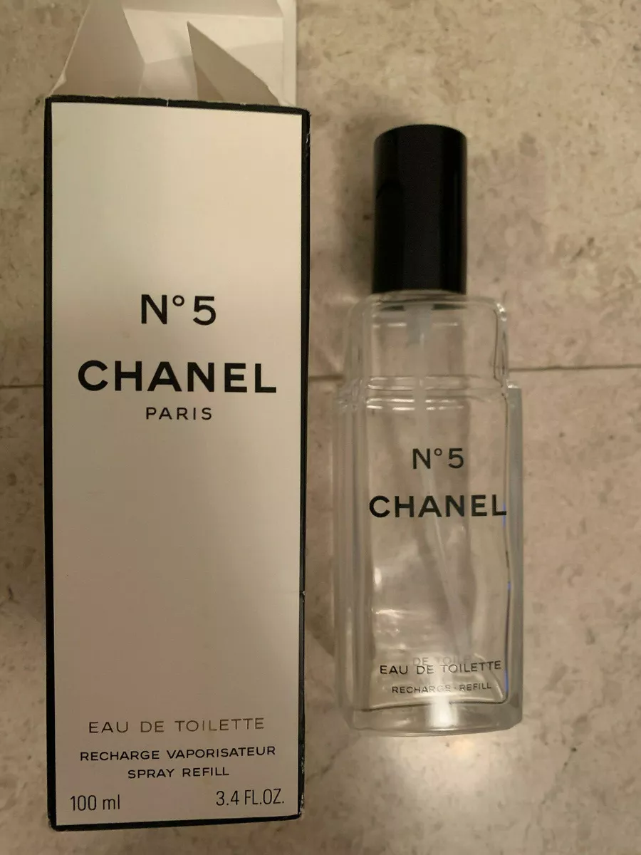 CHANEL No 5 Eau de Parfum spray empty bottle