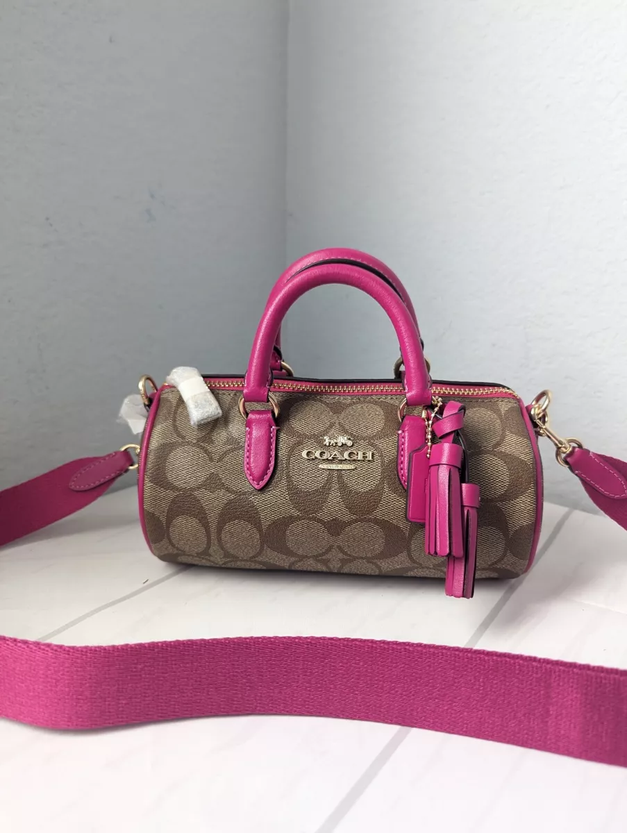 NWT COACH CB874 Lacey Crossbody In Signature Canvas & Leather 