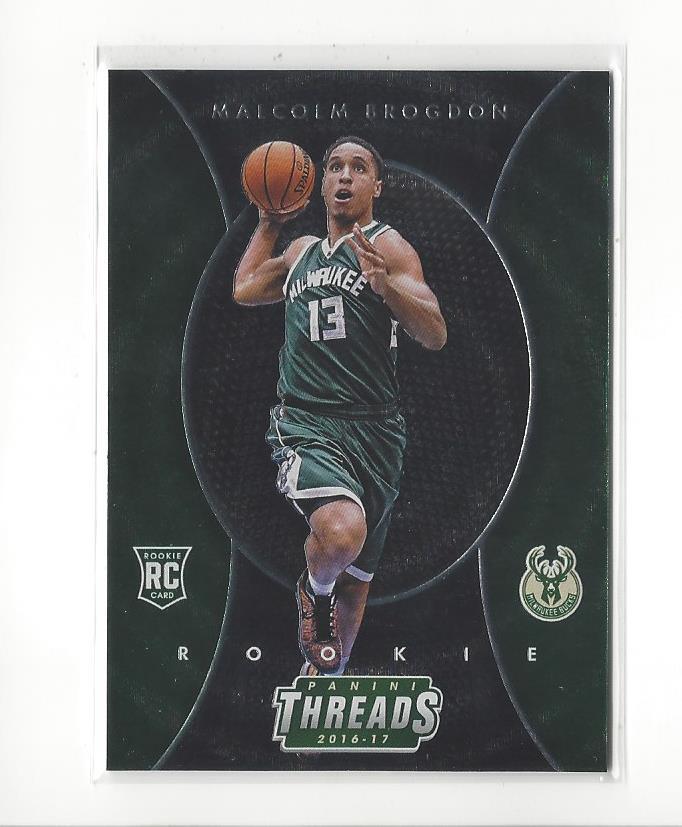 2016-17 Panini Threads #259 Malcolm Brogdon ETCH Rookie Bucks Pacers Celtics