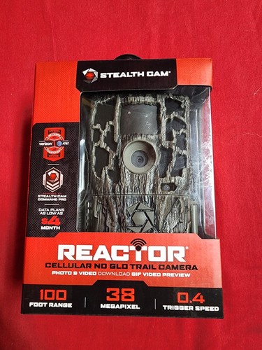 Stealth Cam Reactor Cellular Trail Cam STC-RCWT-W 100 Ft Range - 第 1/2 張圖片