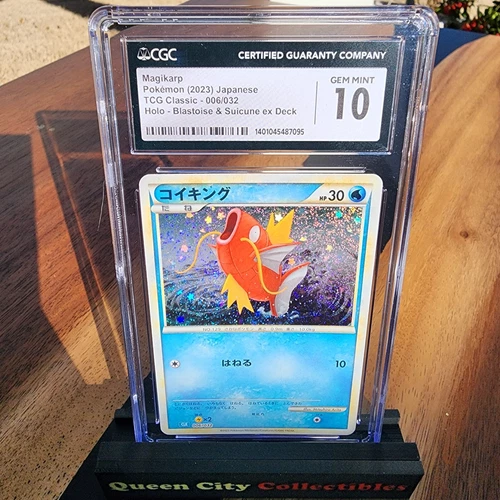 CGC GEM MINT 10 Magikarp Pokemon Japanese TCG Classic 006/032 Holo