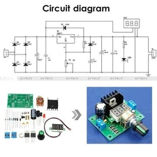 LM317 Digital Display Adjustable Regulated Power Supply Board Module DIY Kits
