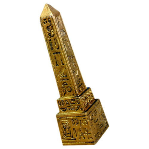 Egyptian Ornament Desktop Tower Decoration Statue Vintage - Picture 1 of 12