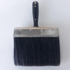 Whitewash Brush Tool Wood Handle 12-Inch Long Vintage