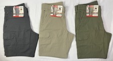 Copper Oak Men's Lot of 3 Cargo Shorts Gray Tan Green Size 34 "LOOSE FIT" NWT