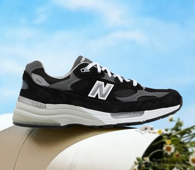 New Balance 992 Made in USA 'Black' 2021 Mens Retro Running Shoes M992EB