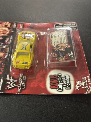 WWF 1999 1/64 DieCast New AGE OUTLAWS YELLOW CORVETTE W/DOORS WWE PRO WRESTLING - Picture 5 of 5