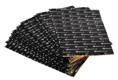 Rockville RockMat 15-25 15 Sq Ft 2.5MM 100 MIL Sound Vibration Deadener Car Kit