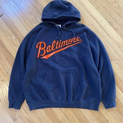 Reprinted Baltimore Orioles MLB royal blue hoodie QT6199