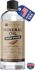 Mineral Oil for Wood Cutting Board, Food Grade Odorless 8oz FoodSafe Mineral Oil