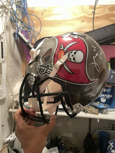 Tom Brady Autographed Tampa Bay Buccaneers Full Size Authentic Helmet