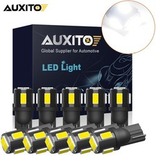Wedge 10x W5w T10 501 Xenon White Led 6000k Car Side Lights Bulbs Interior Lamp