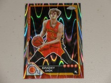2025 Topps Chrome McDonald�s All American Raywave Refractor #97 Gradey Dick