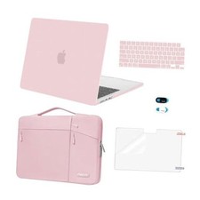 Compatible with MacBook Air 13 inch Case 2025 2024 2023 2022 M4 Baby Pink