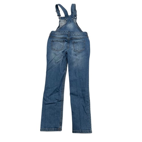 Gap kids girls overalls size medium cute distressing farm girl - Picture 2 of 10