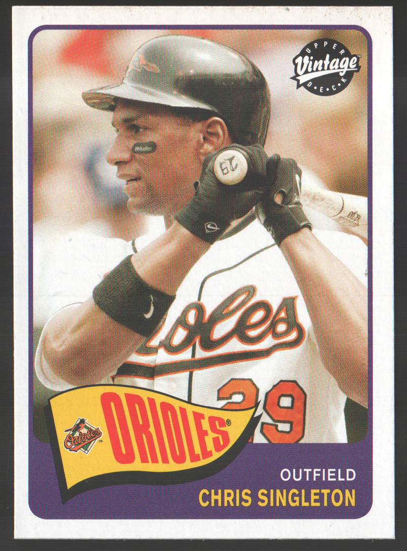 2003 Upper Deck Vintage #129 - Chris Singleton - Baltimore Orioles  03-553
