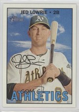 2016 Topps Heritage High Number Jed Lowrie #527 g0h