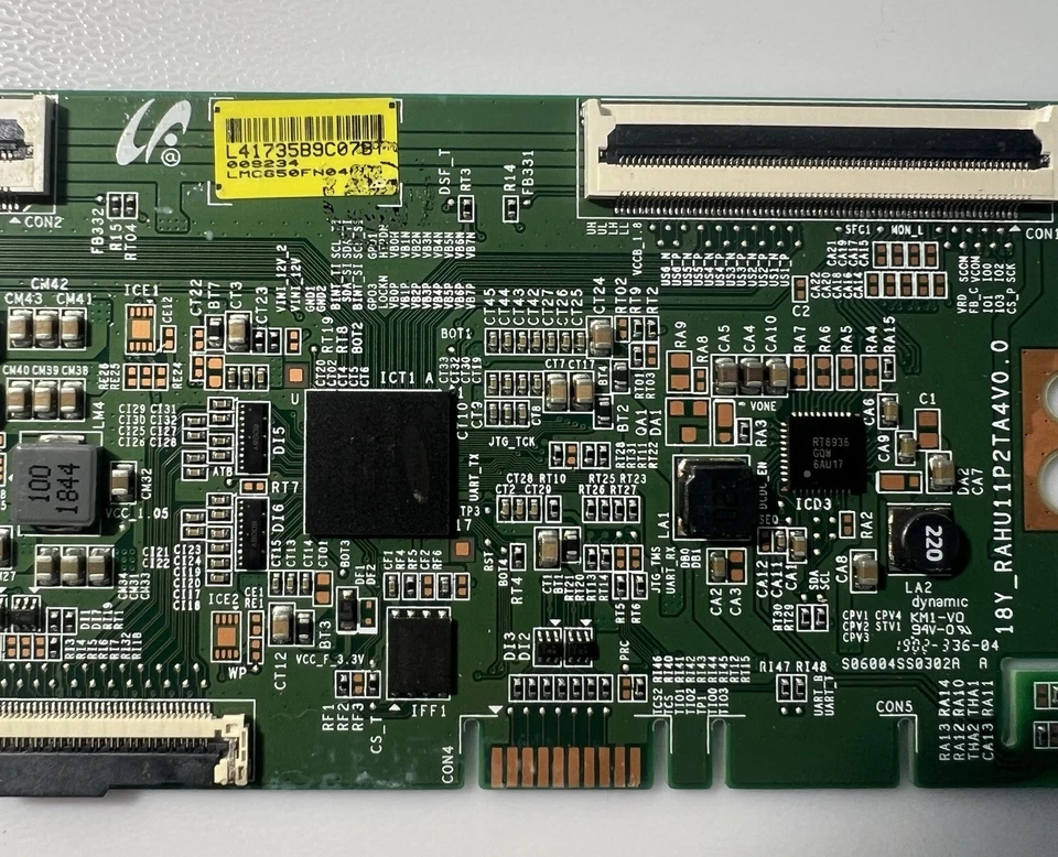 TCL 65R25 T-con Board LMC650FN04 (18Y_RAHU11P2TA4V0.0) Tested OEM - Image 2 of 4