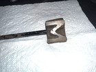 BRANDING IRON 3 IN ONE  M W R  WOOD HANDLE — photo 4