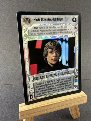 Star Wars Decipher CCG Luke Skywalker Jedi Knight Holo Foil - Image 1 of 4