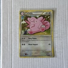 Pokémon tcg  Clefable Heartgold & Soulsilver 3/123 Holo Rare. Pk003255 on eBay