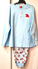 Holiday Lane Men's Big Tall Santa Cotton Matching Family Pajamas Set Size 2XB
