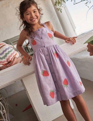 mini boden strawberry dress Strawberry Tulle Dress - Red/Pink