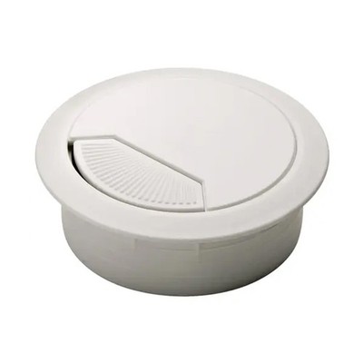 Plastic Cable Grommet, Two-Piece, Round with Spring Closure 2 3/8'' 60 mm Plasti