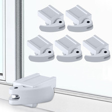 5 Pack Window Locks, Diecast Durable Design, Compatible with Horizontal and Vert