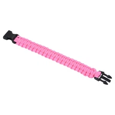 Survival Paracord Bracelets, Braided  Cord Bracelet, Pink