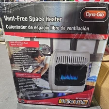 10000 BTU White Dual Fuel Convection Vent Free Wall Heater Home Cabin Warmer