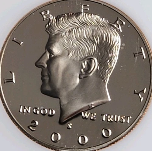 2000 S Kennedy Half Dollar Proof PCI PR70 Deep Cameo #4196