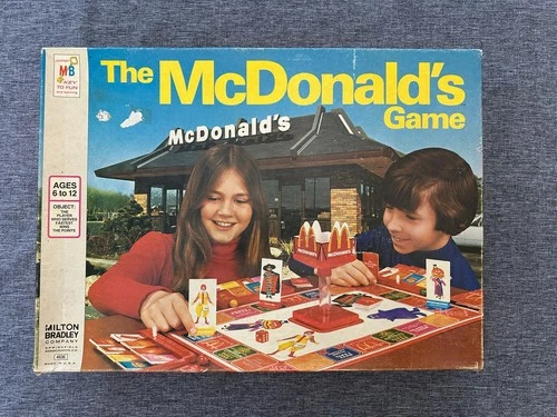 Vintage 1975 Milton Bradley, THE McDONALDS GAME, Classic, COMPLETE!