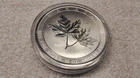 "2021 CANADIAN TWIN MAPLE LEAF" TEN OUNCE .999 FINE SILVER COIN (IN CAPSULE)