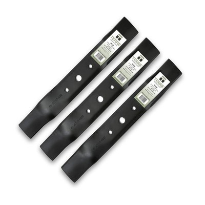 Terre Products, 3 Pack High Lift Lawn Mower Blades, 48 Inch Deck, Compatible ...