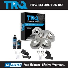 Trq Front Rear Semi Metallic Brake Pad Rotor Kit Wchemicals For Sport Trac