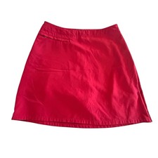 Patagonia Women's Duway Skirt Sz 8 Style 58610 Red A-Line Skort Golf Tennis