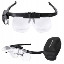 Rosfix USB LED Magnifying Glasses Set - 6 Lenses 1.5x-4.5x | Finished Work