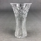 Waterford Crystal VASE 6 inch Diamond and Wedge Cut Pre-Y2K Logo No Chips VTG