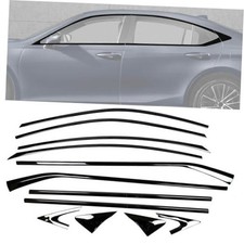 Black Window Trim for Lexus ES 2019-2025 Window Chrome Delete 19-25 ES Series
