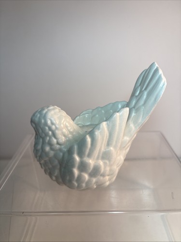 Vintage Keramik weiße Taube Liebe Vögel Figuren Paar 4" - Bild 3 von 14