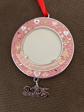 Baby Girls First Christmas Ornament - 2025 - New in Box